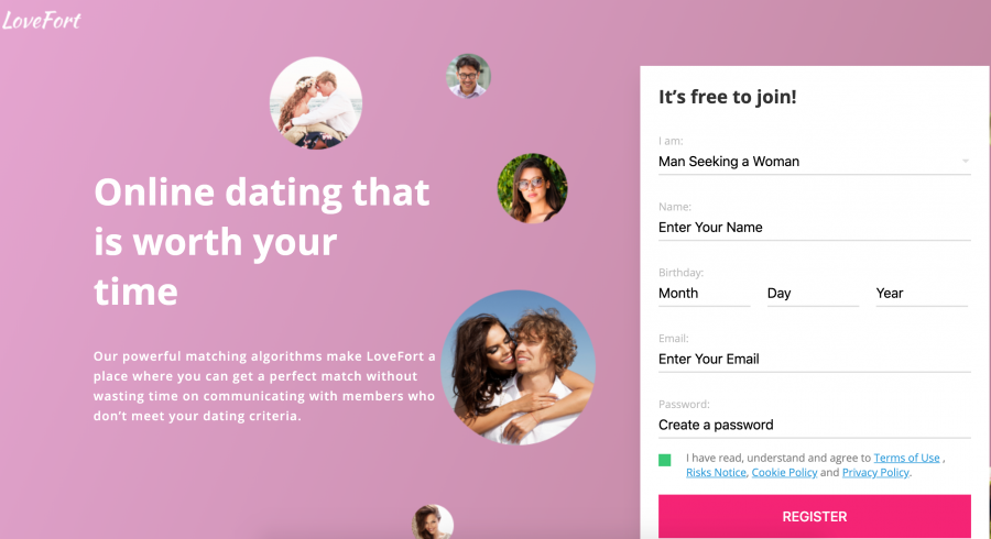 LoveFort Registration
